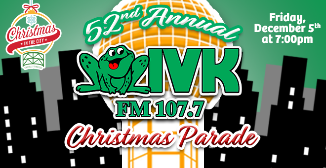 WIVK Christmas Parade Entry 2025