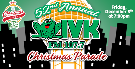 WIVK Christmas Parade Entry 2025